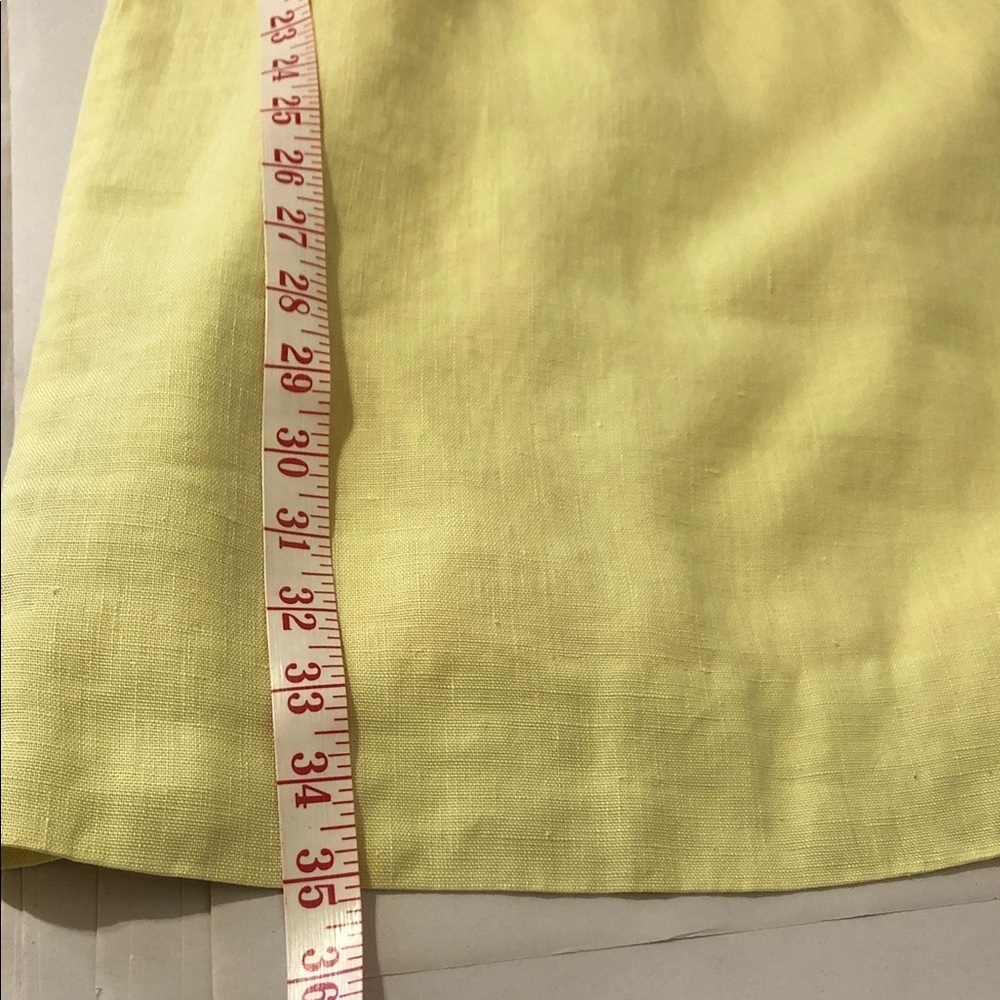 Vintage The Anne Fogarty Room Chic Yellow Ruffle Neckline Mini Dress - Picture 9 of 11
